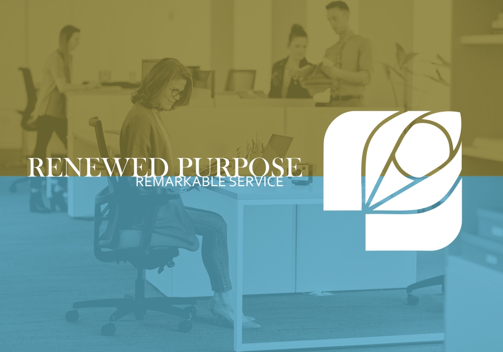 renewed purpose remarkable service graphic